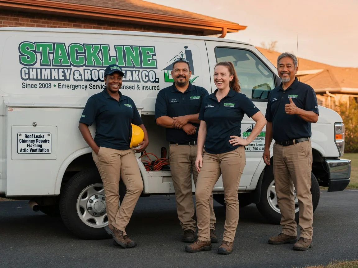 Chimney flashing repair company in Blum, TX